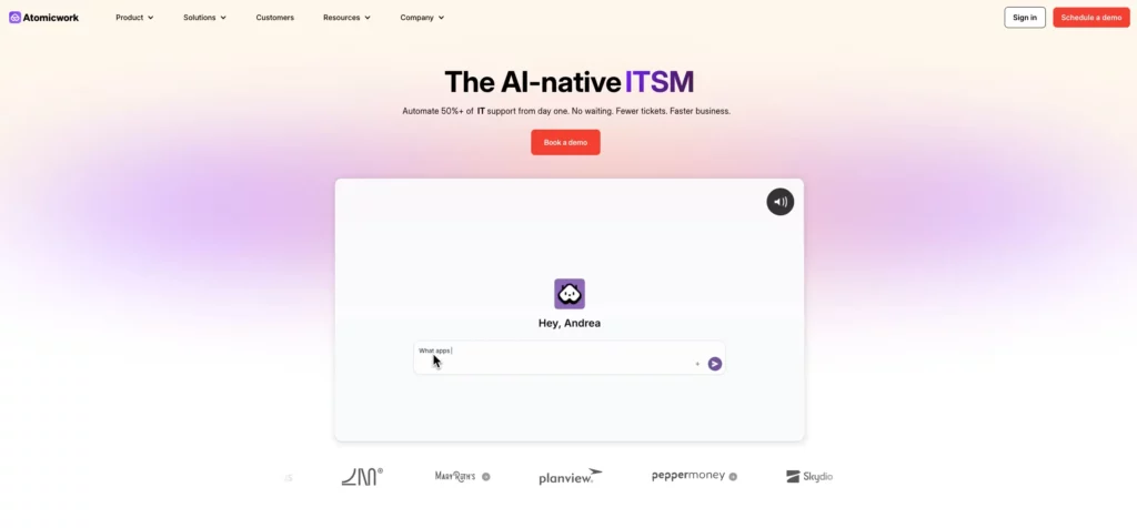 Atomicwork itsm
