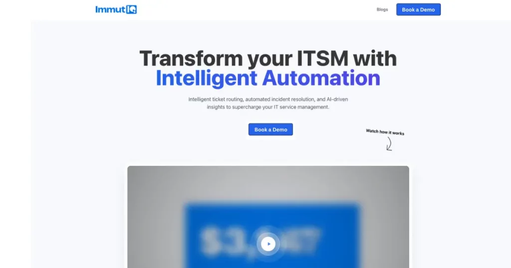 Immutiq ITSM moveworks alternatives